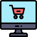 technology,computer,commerce and shopping,shopping cart,monitor,screen,online shop